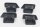 Bagagehållarmonteringssats vänster höger BMW R 1200 GS K25 0307 R12 04-07