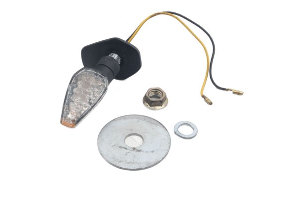 LED-vilkku vasen etu Mini musta Suzuki GSF 1200 S Bandit WVA9/S 01-05