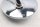 Chrome round mirror, left handlebar rearview mirror Moto Guzzi California III VW 87-93
