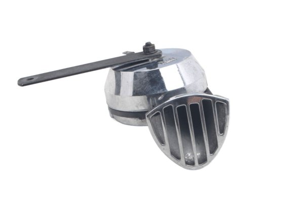 Fanfare horn, right side, chrome-plated, electric, 12V Moto Guzzi California III VW 87-93