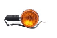 Front left turn signal, round orange indicator light Moto Guzzi California III VW 87-93