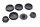 Ensemble de capuchons de protection, bouchons de protection de cadre BMW R 1200 GS K25 0307 R12 04-07