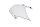 Cache du panneau latéral avant gauche, argent BMW R 1200 GS K25 0307 R12 04-07