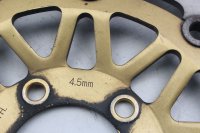 Etujarrulevy, reiitetty, 4,5 mm paksu Suzuki GSF 1200 S Bandit WVA9/S 01-05