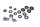 Windshield bracket mounting kit for windscreens Moto Guzzi California III VW 87-93