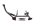 Pied principal, support de pied, pied central BMW R 1200 GS K25 0307 R12 04-07