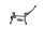 Pied principal, support de pied, pied central BMW R 1200 GS K25 0307 R12 04-07