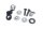 Kit de montage pour réservoir de carburant, supports, disques BMW R 1200 GS K25 0307 R12 04-07