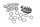 jeu de boulons de fixation du disque de frein avant BMW R 1200 GS K25 0307 R12 04-07