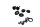 Kit de fixation de pare-brise à dégagement rapide BMW R 1200 GS K25 0307 R12 04-07