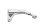 Rear left side cover, chrome Moto Guzzi California III VW 87-93