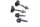 Jeu de vis pour le montage du support de pare-brise BMW R 1200 GS K25 0307 R12 04-07