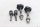 Jeu de vis pour le montage du support de pare-brise BMW R 1200 GS K25 0307 R12 04-07