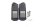 Repose-pieds passager arrière gauche et droit en caoutchouc BMW R 1200 GS K25 0307 R12 04-07