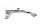 Achterste linker zijpaneel, chromen afdekking Moto Guzzi California III VW 87-93