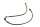 Stålflettet bremseslange for hydraulisk BMW R 1200 GS K25 0307 R12 04-07