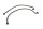 Stålflettet bremseslange for hydraulisk BMW R 1200 GS K25 0307 R12 04-07
