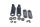 Istuimen kiinnityskumin kiinnityssarja eteen BMW R 1200 GS K25 0307 R12 04-07