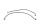 Jarruletkusarja, etu, ylempi hydrauliikkaletku BMW R 1200 GS K25 0307 R12 04-07