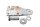 Footrest bracket support plate left Moto Guzzi California III VW 87-93