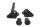 Moottorin kiinnityksen etuosan hiljaiset puslat Suzuki GSF 1200 S Bandit WVA9/S 01-05