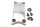 Handlebar clamp plate, fork bridge, clamping block Moto Guzzi California III VW 87-93