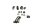 Alternator mounting screws BMW R 1150 R Rockster R28 0308 03-05