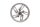 Jante de roue avant, roue moulée, support de frein à disque BMW R 1200 GS K25 0307 R12 04-07