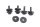 Windshield bracket screw set damping set Moto Guzzi California III VW 87-93