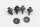 Windshield bracket screw set damping set Moto Guzzi California III VW 87-93