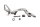 Palanca de freno trasero, palanca de freno de pie, pedal BMW R 1200 GS K25 0307 R12 04-07