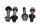 Rear wheel hub screw set BMW R 1150 R Rockster R28 0308 03-05