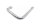 Front left crash bar, chrome tube protection bar Moto Guzzi California III VW 87-93
