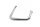 Front left crash bar, chrome tube protection bar Moto Guzzi California III VW 87-93