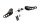 Juego de reposapiés delantero izquierdo derecho BMW R 1200 GS K25 0307 R12 04-07
