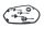 Kleppendekselpakking, linkerkant, schroeven 7673086 BMW R 1200 GS K25 0307 R12 04-07