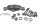 Montageset voor de linker nokkenaslagerkap BMW R 1200 GS K25 0307 R12 04-07