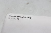 Maintenance instructions Operating instructions BMW R 1150 R Rockster R28 0308 03-05
