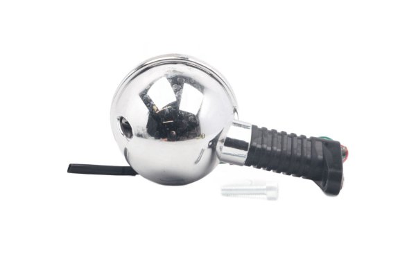 Achterknipperlicht links, verchroomde stuurbevestiging Moto Guzzi California III VW 87-93