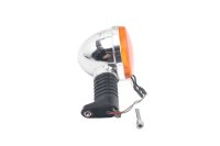 Achterknipperlicht links, verchroomde stuurbevestiging Moto Guzzi California III VW 87-93