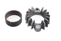 Exhaust manifold clamp flange front Moto Guzzi California III VW 87-93
