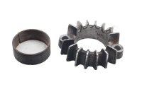 Exhaust manifold clamp flange front Moto Guzzi California III VW 87-93
