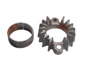 Exhaust manifold clamp mounting, left Moto Guzzi California III VW 87-93