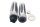 Chrome rubber handlebar grips, twist grip throttle grip Moto Guzzi California III VW 87-93