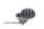 Air horn, left-hand holder Moto Guzzi California III VW 87-93