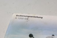 Manuel dutilisation allemand BMW R 1200 GS K25 0307 R12 04-07