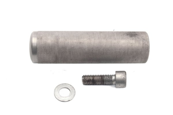 Left footrest with ribbed rubber mount Moto Guzzi California III VW 87-93
