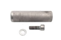 Left footrest with ribbed rubber mount Moto Guzzi California III VW 87-93