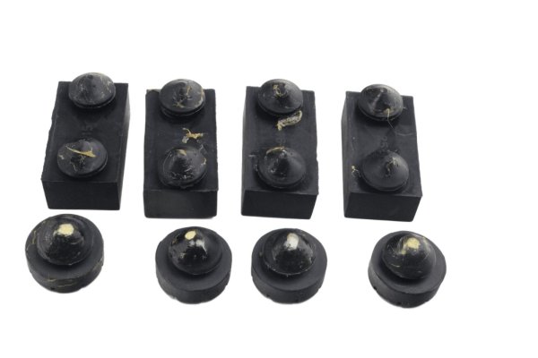Stoelrubberen bufferset voorste dempingsbevestiging Honda CMX 1100 A Rebel 26-26