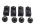 Stoelrubberen bufferset voorste dempingsbevestiging Honda CMX 1100 A Rebel 26-26